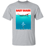 T-Shirts Sport Grey / YXS Baby Shark Youth T-Shirt