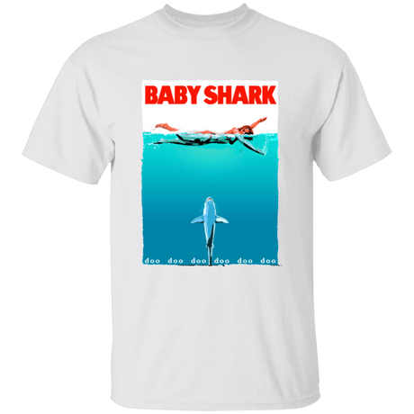 T-Shirts White / YXS Baby Shark Youth T-Shirt