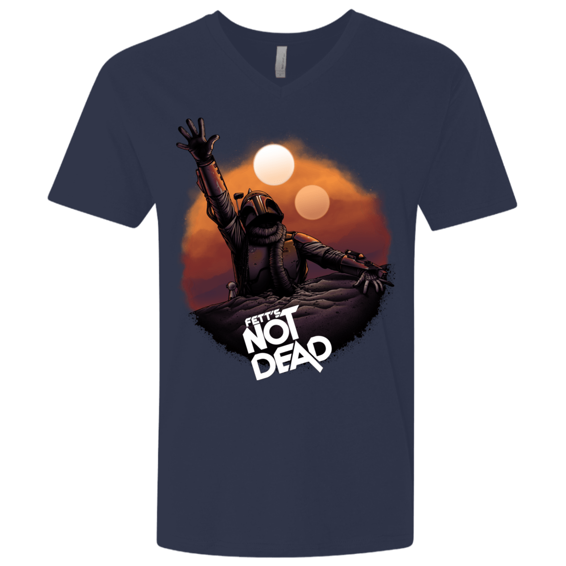 T-Shirts Midnight Navy / X-Small Back From The Pit Men's Premium V-Neck