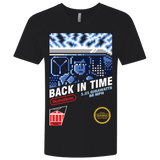 T-Shirts Black / X-Small Back In Time Men's Premium V-Neck