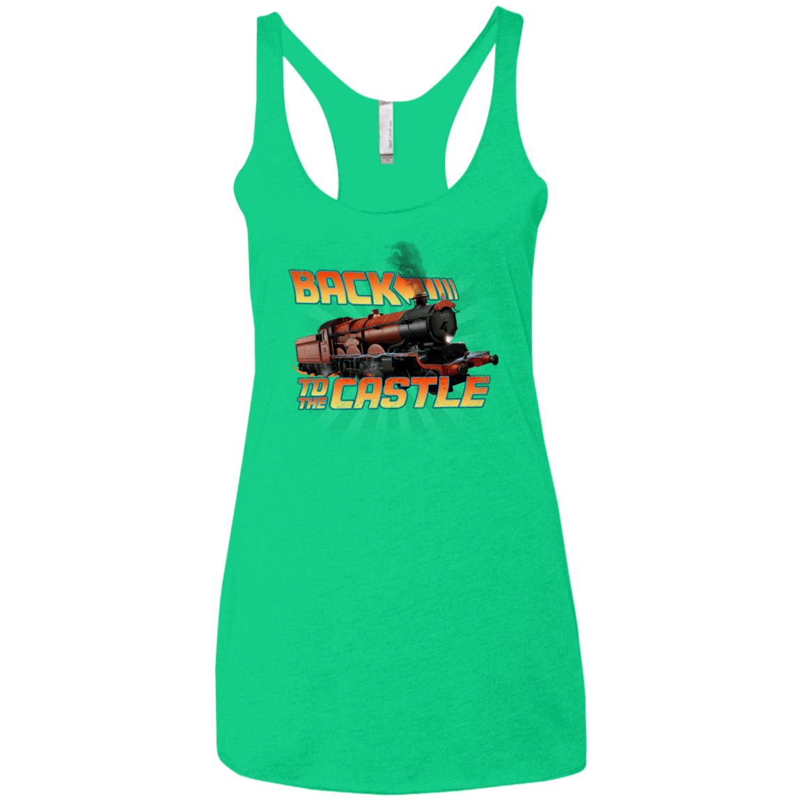 T-Shirts Envy / X-Small Back to the Castle Women's Triblend Racerback Tank