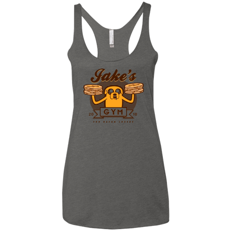 T-Shirts Premium Heather / X-Small Bacon lovers gym Women's Triblend Racerback Tank