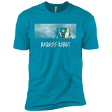 T-Shirts Turquoise / YXS BADASS ROBOT Boys Premium T-Shirt