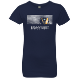 T-Shirts Midnight Navy / YXS BADASS ROBOT Girls Premium T-Shirt