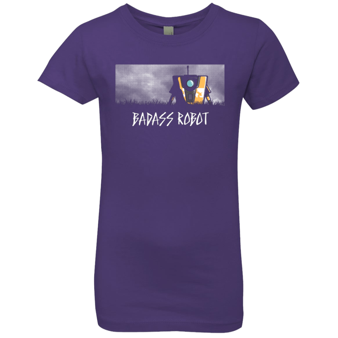 T-Shirts Purple Rush / YXS BADASS ROBOT Girls Premium T-Shirt