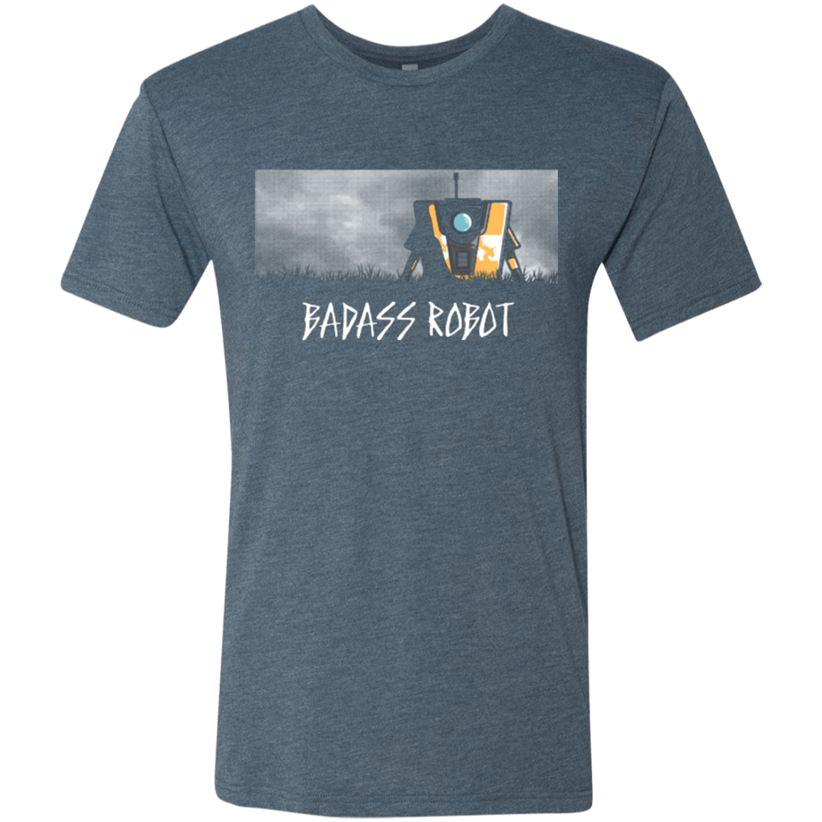 T-Shirts Indigo / Small BADASS ROBOT Men's Triblend T-Shirt