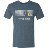T-Shirts Indigo / Small BADASS ROBOT Men's Triblend T-Shirt