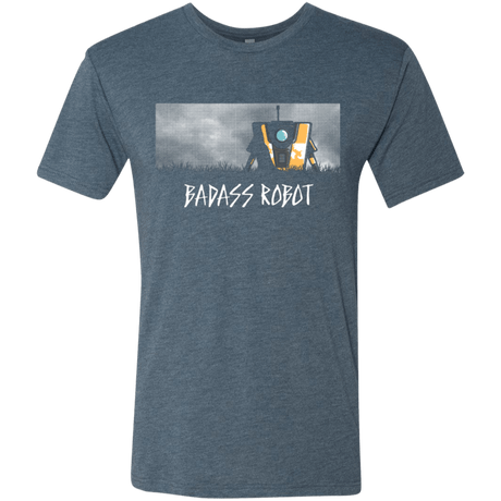 T-Shirts Indigo / Small BADASS ROBOT Men's Triblend T-Shirt
