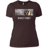 T-Shirts Dark Chocolate / X-Small BADASS ROBOT Women's Premium T-Shirt