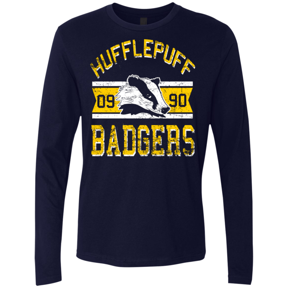 T-Shirts Midnight Navy / Small Badgers Men's Premium Long Sleeve