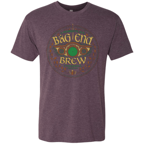 T-Shirts Vintage Purple / Small Bag End Brew Men's Triblend T-Shirt