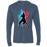 T-Shirts Indigo / X-Small Balance Knight Triblend Long Sleeve Hoodie Tee