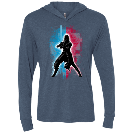 T-Shirts Indigo / X-Small Balance Knight Triblend Long Sleeve Hoodie Tee