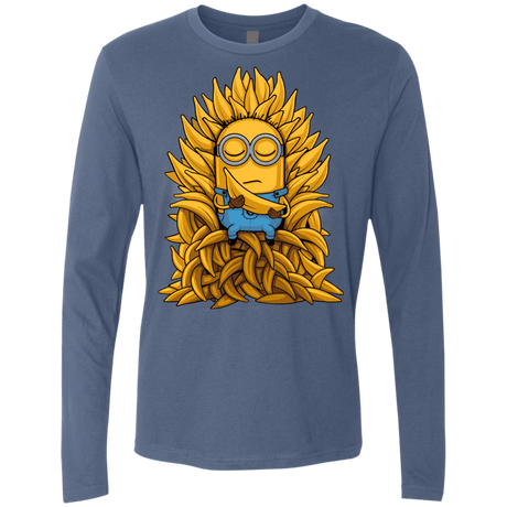 T-Shirts Indigo / Small Banana Throne Men's Premium Long Sleeve