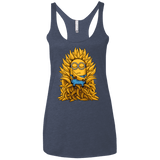 T-Shirts Vintage Navy / X-Small Banana Throne Women's Triblend Racerback Tank