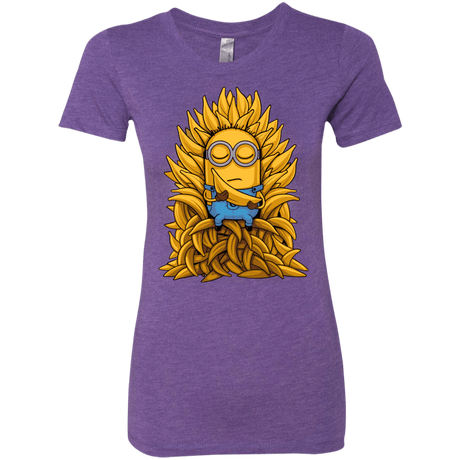 T-Shirts Purple Rush / Small Banana Throne Women's Triblend T-Shirt