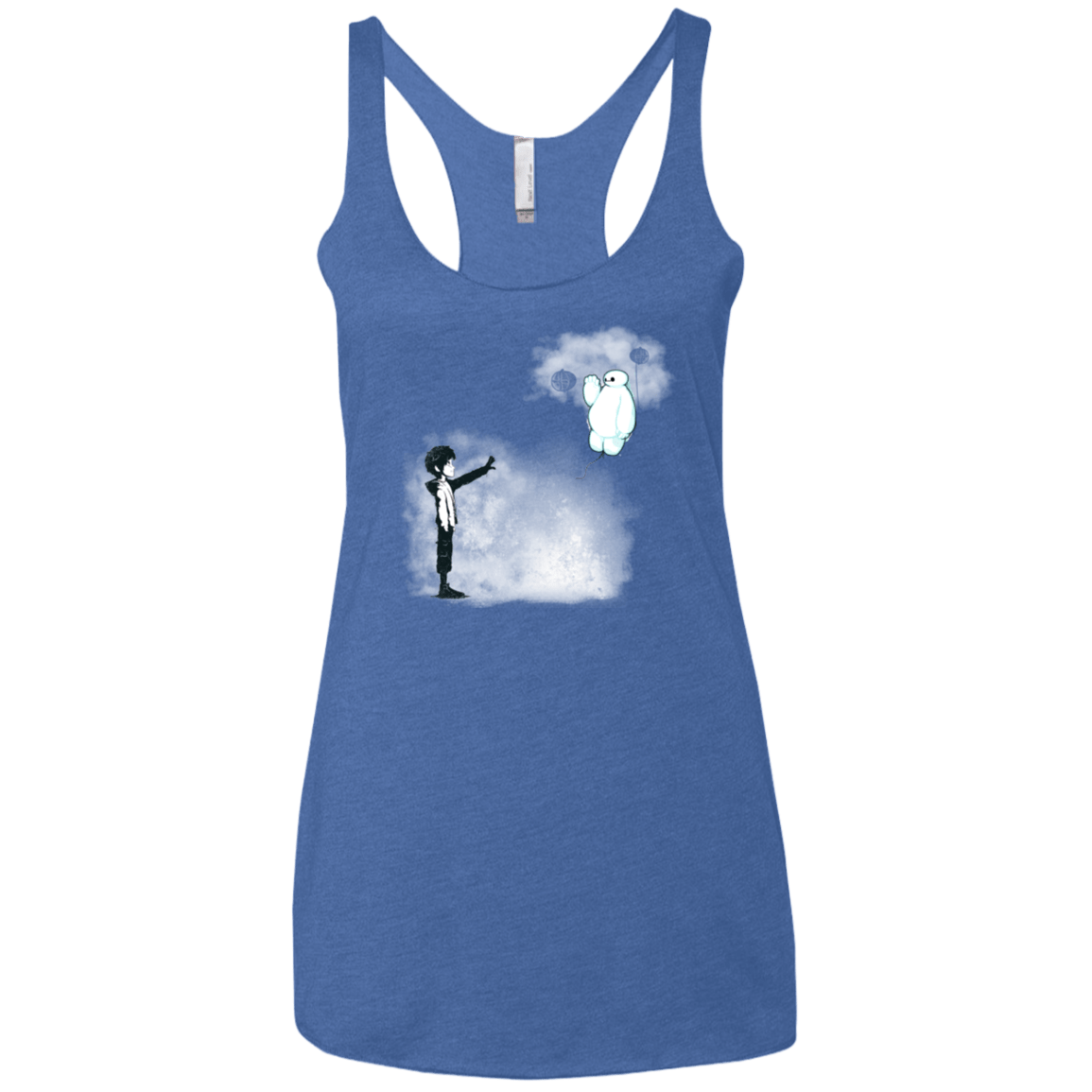 T-Shirts Vintage Royal / X-Small Banksy Max Women's Triblend Racerback Tank