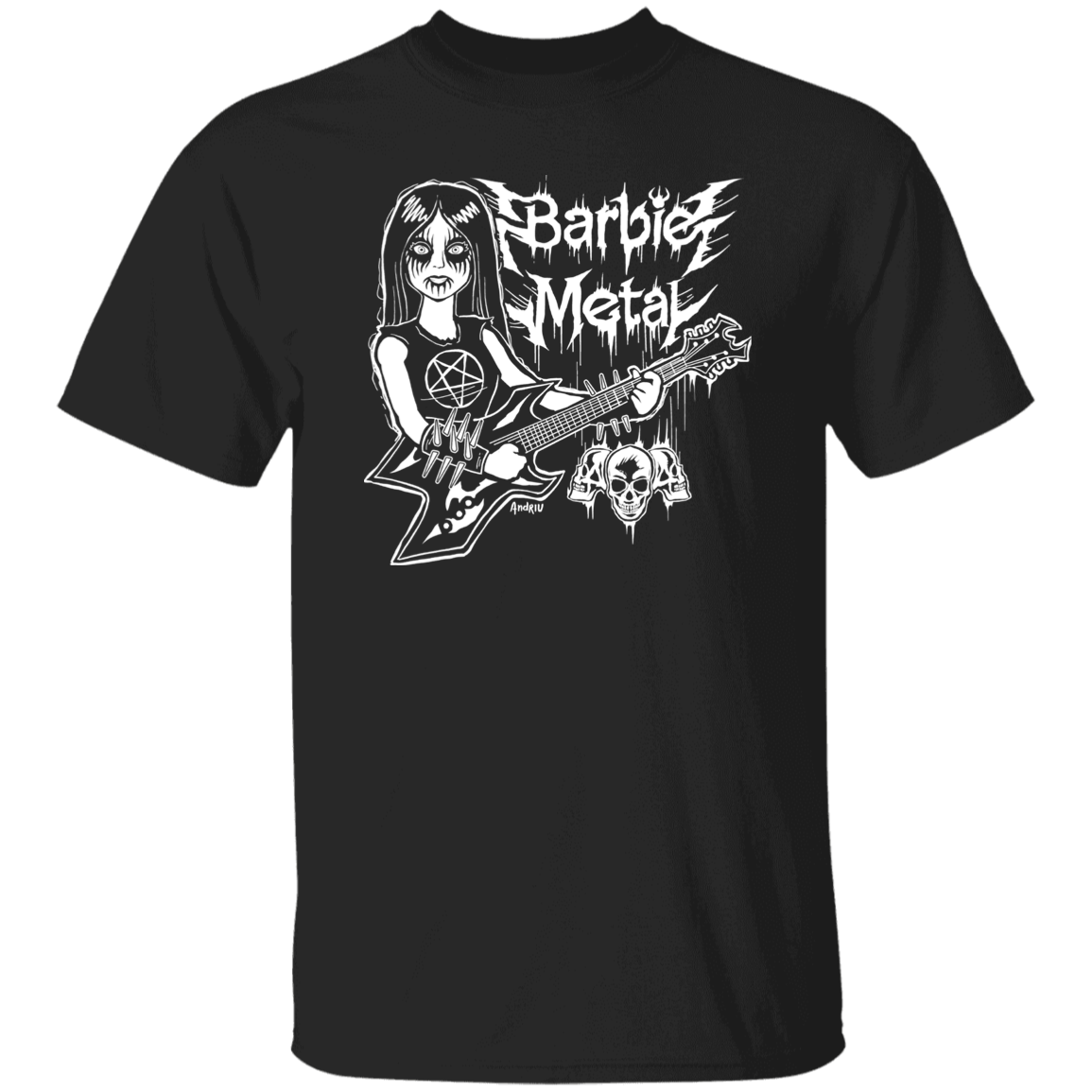 T-Shirts Black / S Barbie Metal T-Shirt