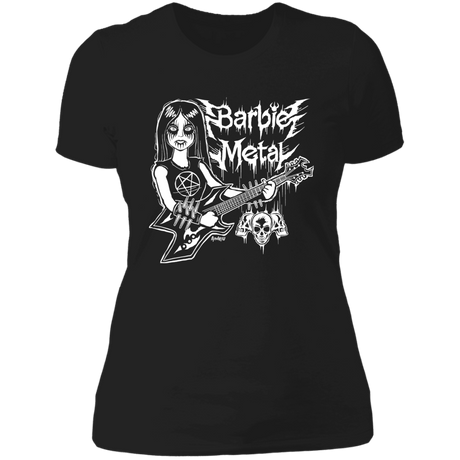 T-Shirts Black / X-Small Barbie Metal Women's Premium T-Shirt