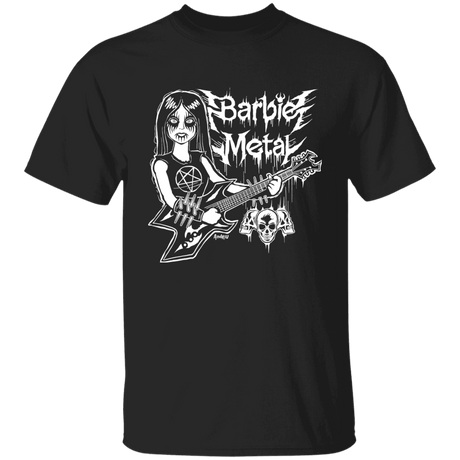 T-Shirts Black / YXS Barbie Metal Youth T-Shirt