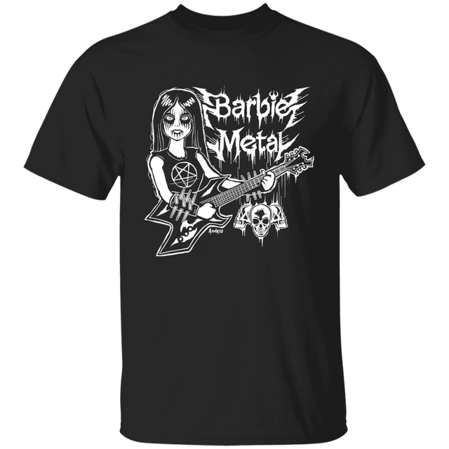 T-Shirts Black / YXS Barbie Metal Youth T-Shirt