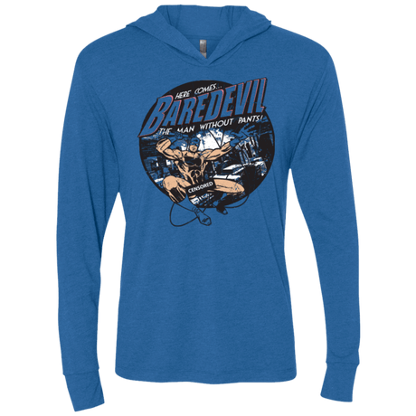 T-Shirts Vintage Royal / X-Small Baredevil Triblend Long Sleeve Hoodie Tee