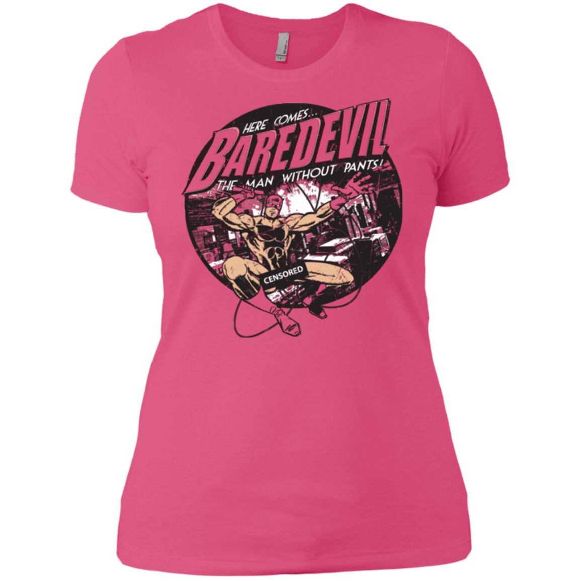 T-Shirts Hot Pink / X-Small Baredevil Women's Premium T-Shirt