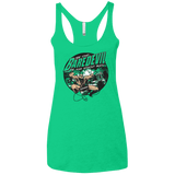 T-Shirts Envy / X-Small Baredevil Women's Triblend Racerback Tank