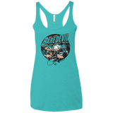 T-Shirts Tahiti Blue / X-Small Baredevil Women's Triblend Racerback Tank