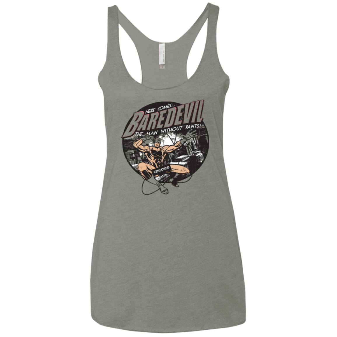 T-Shirts Venetian Grey / X-Small Baredevil Women's Triblend Racerback Tank