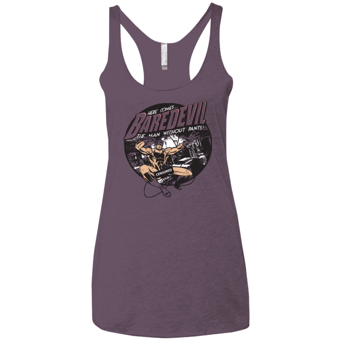 T-Shirts Vintage Purple / X-Small Baredevil Women's Triblend Racerback Tank