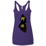 T-Shirts Purple / X-Small Bat Detective Women's Triblend Racerback Tank