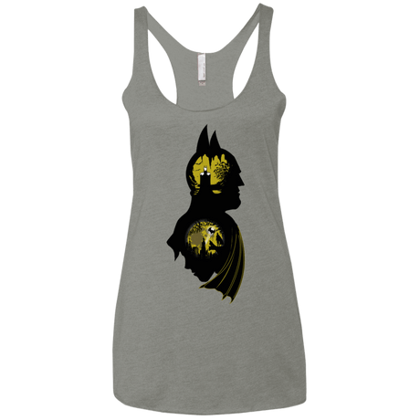 T-Shirts Venetian Grey / X-Small Bat Detective Women's Triblend Racerback Tank