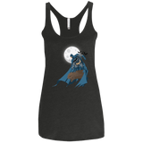 T-Shirts Vintage Black / X-Small Batman Women's Triblend Racerback Tank