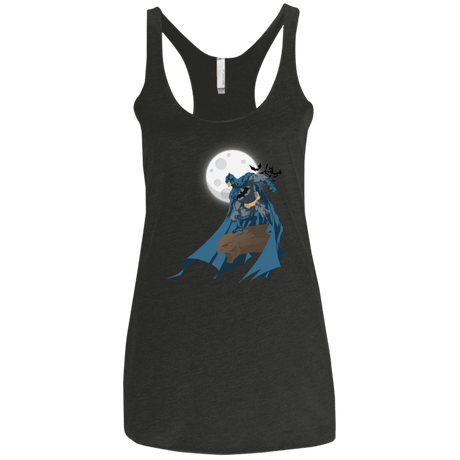 T-Shirts Vintage Black / X-Small Batman Women's Triblend Racerback Tank