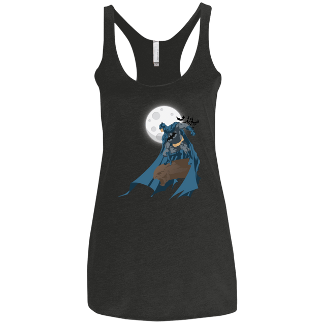 T-Shirts Vintage Black / X-Small Batman Women's Triblend Racerback Tank