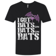 T-Shirts Black / X-Small Bats on Bats on Bats Men's Premium V-Neck
