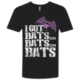 T-Shirts Black / X-Small Bats on Bats on Bats Men's Premium V-Neck