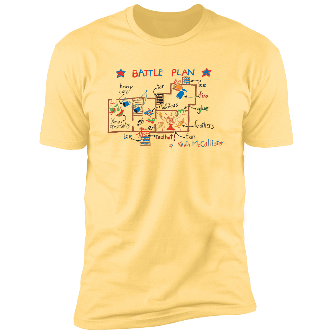 T-Shirts Banana Cream / S Battle Plan Men's Premium T-Shirt