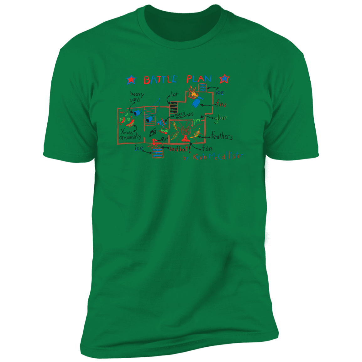 T-Shirts Kelly Green / S Battle Plan Men's Premium T-Shirt