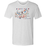 T-Shirts Heather White / S Battle Plan Men's Triblend T-Shirt