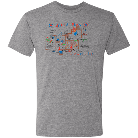 T-Shirts Premium Heather / S Battle Plan Men's Triblend T-Shirt