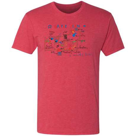 T-Shirts Vintage Red / S Battle Plan Men's Triblend T-Shirt