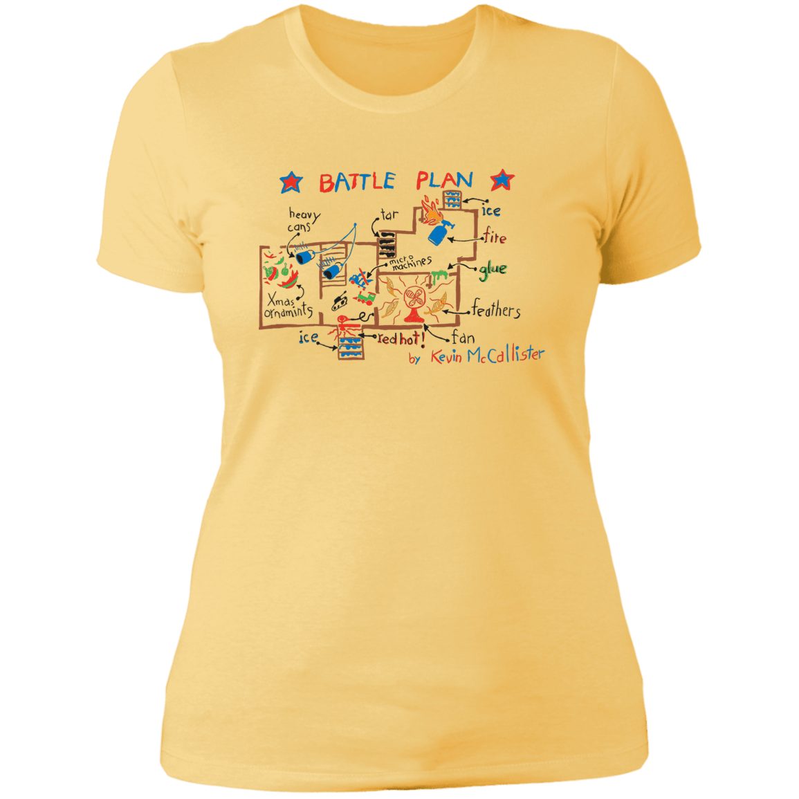 T-Shirts Banana Cream/ / S Battle Plan Women's Premium T-Shirt