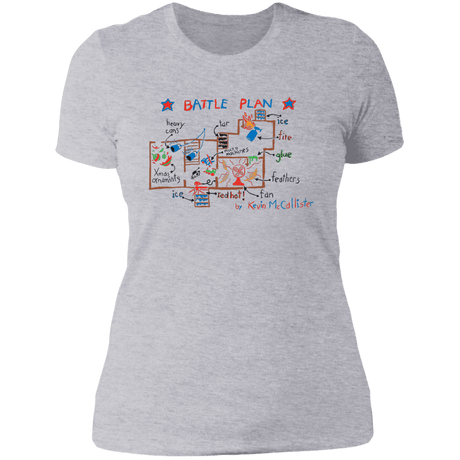 T-Shirts Heather Grey / S Battle Plan Women's Premium T-Shirt