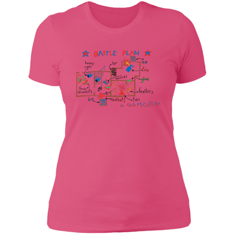 T-Shirts Hot Pink / S Battle Plan Women's Premium T-Shirt