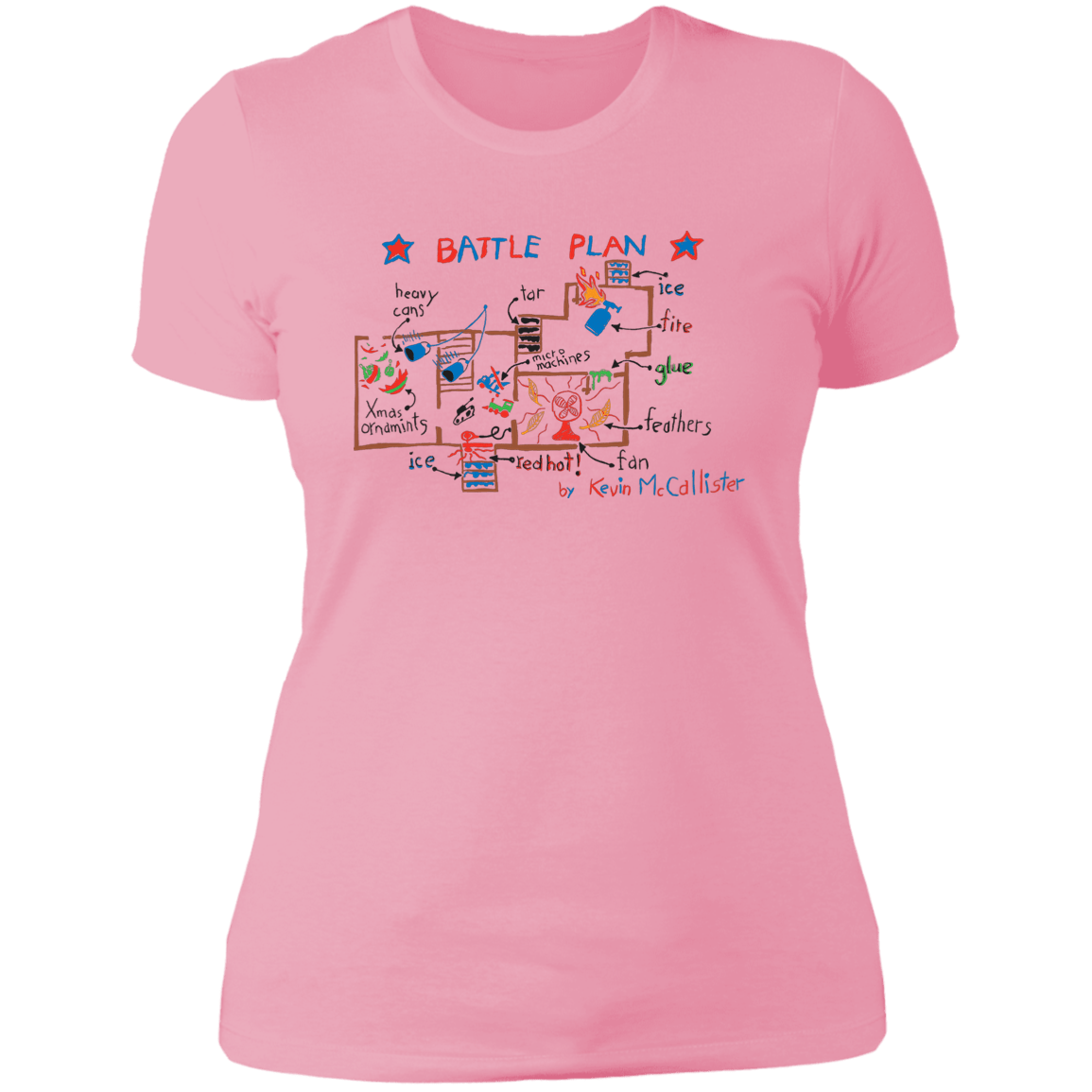 T-Shirts Light Pink / S Battle Plan Women's Premium T-Shirt