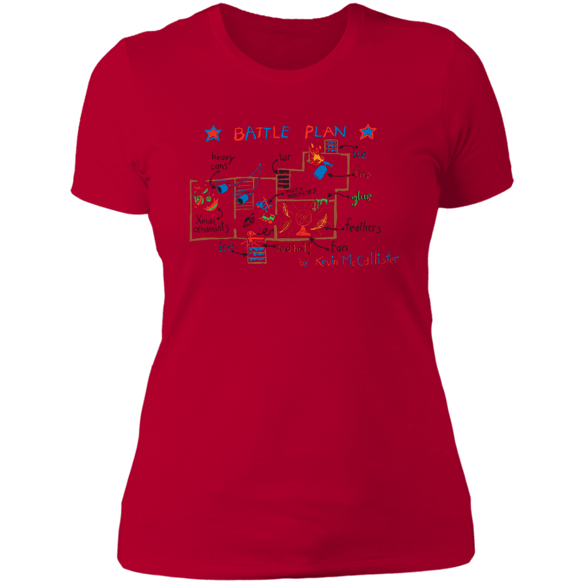 T-Shirts Red / S Battle Plan Women's Premium T-Shirt
