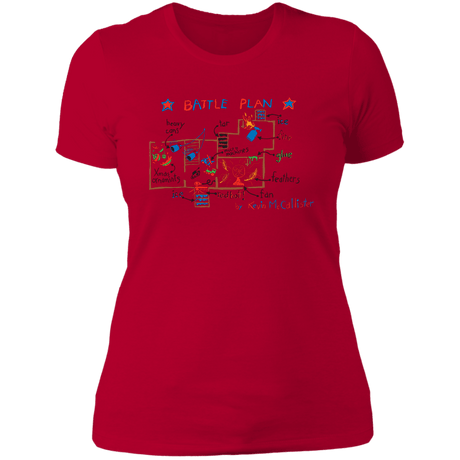 T-Shirts Red / S Battle Plan Women's Premium T-Shirt
