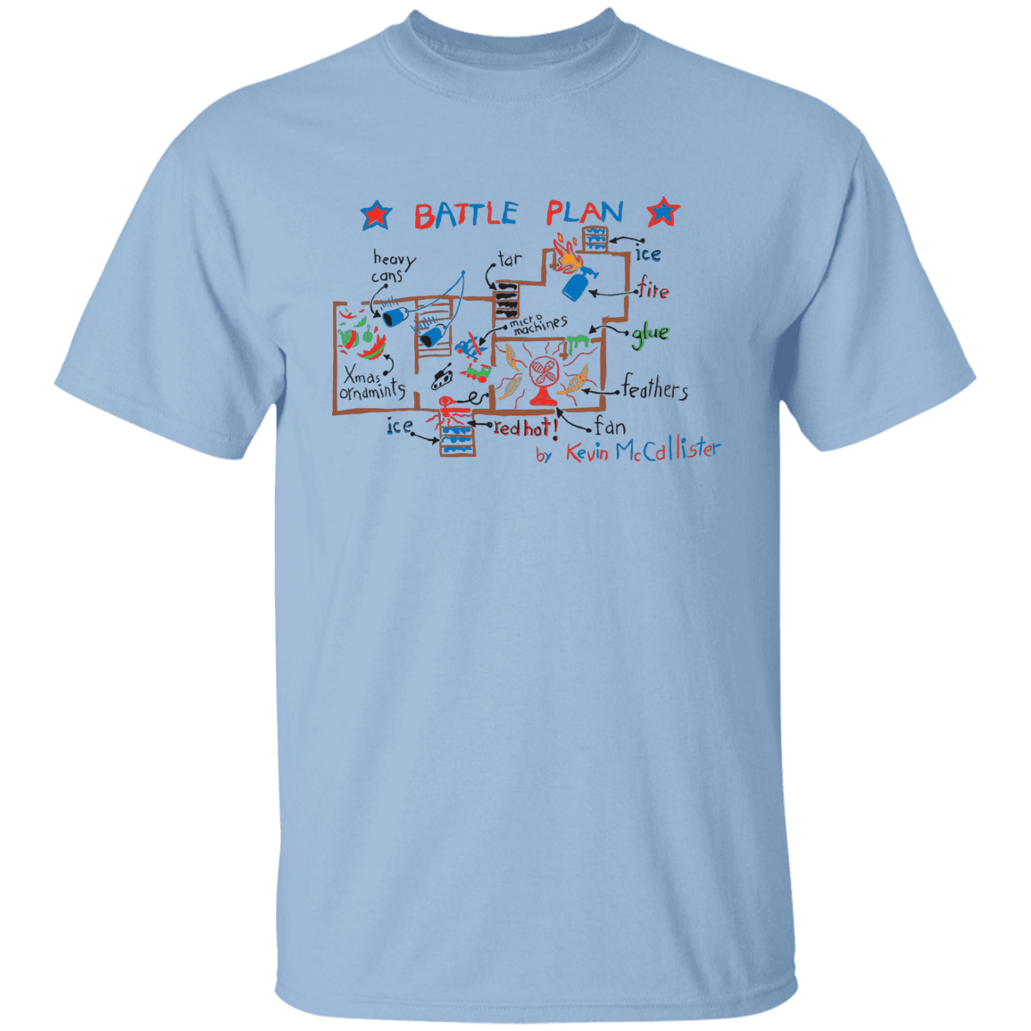 T-Shirts Light Blue / YXS Battle Plan Youth T-Shirt